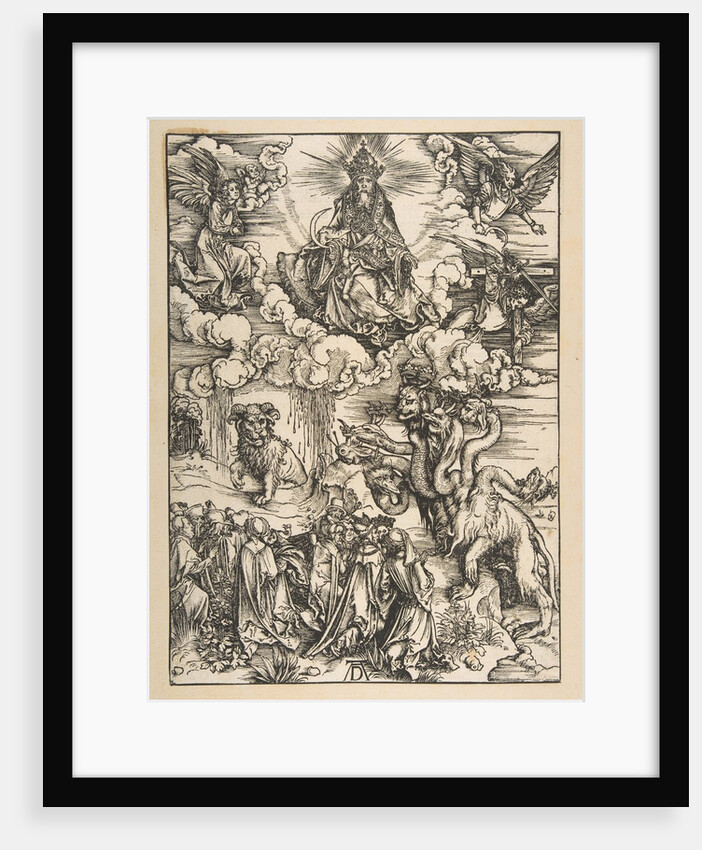 The Beast with Two Horns Like a Lamb, from The Apocalypse, Latin Edition 1511, ca. 1496 by Albrecht Dürer