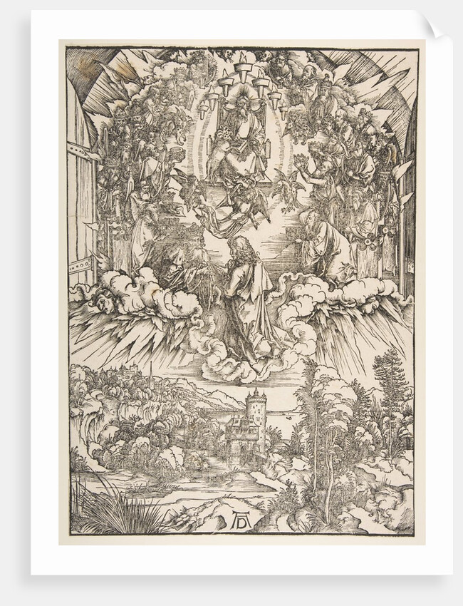 Saint John before God and the Elders, from The Apocalypse, ca. 1496 by Albrecht Dürer