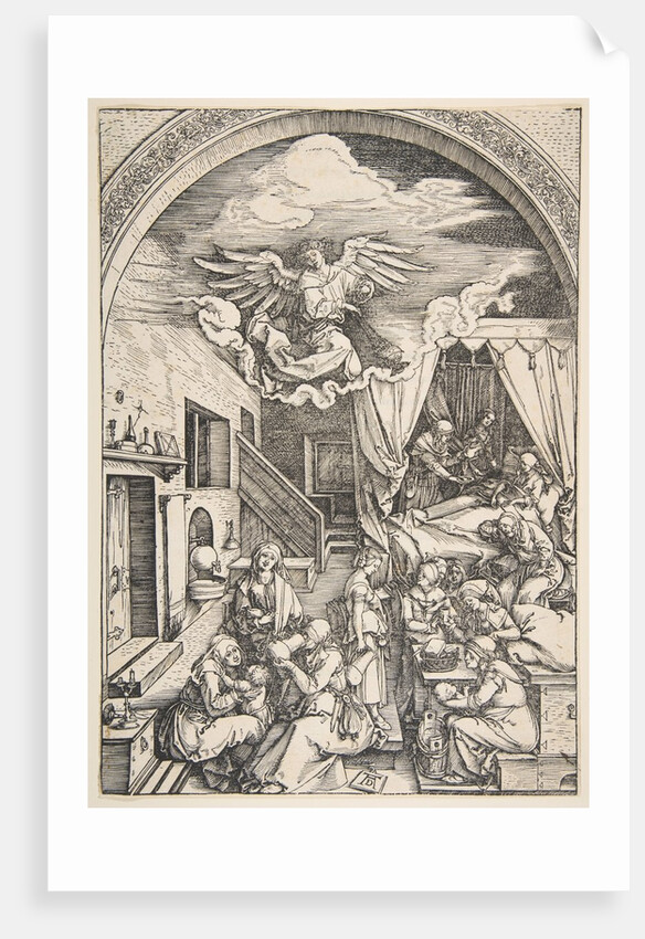 The Birth of the Virgin, from The Life of the Virgin, ca. 1503 by Albrecht Dürer