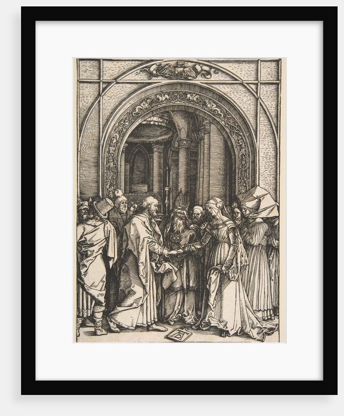 The Betrothal of the Virgin, from The Life of the Virgin, ca. 1504 by Albrecht Dürer