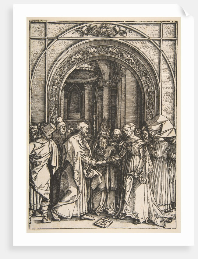 The Betrothal of the Virgin, from The Life of the Virgin, ca. 1504 by Albrecht Dürer