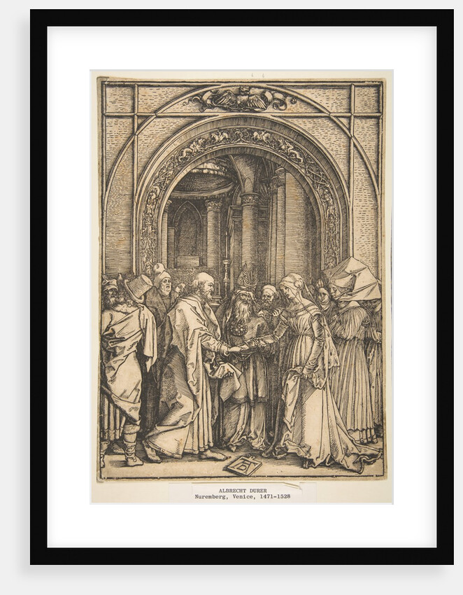 The Betrothal of the Virgin, from The Life of the Virgin, ca. 1503 by Albrecht Dürer