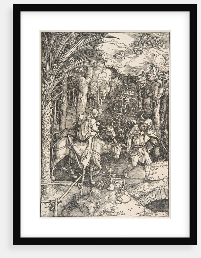 The Flight into Egypt, from The Life of the Virgin, Latin Edition, 1511, 1511 by Albrecht Dürer