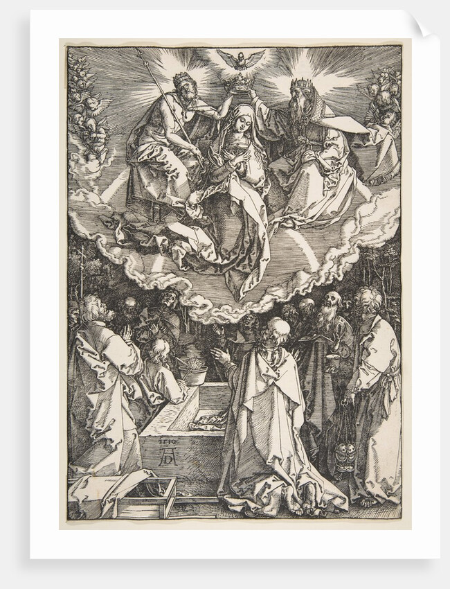 The Assumption and Coronation of the Virgin, from The Life of the Virgin, 1510 by Albrecht Dürer