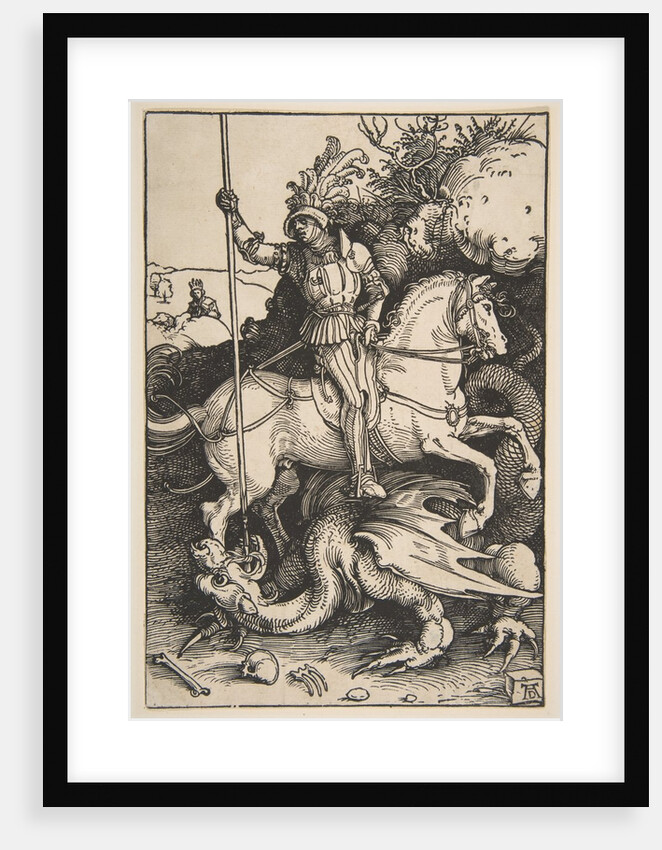 Saint George and the Dragon, ca. 1504 by Albrecht Dürer