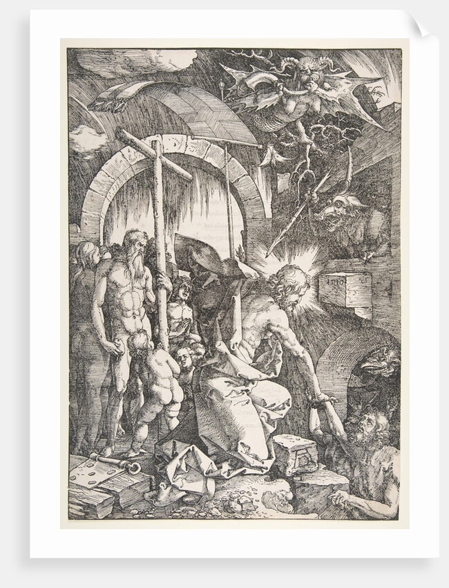 Christ in Limbo, from The Large Passion, edition 1511 by Albrecht Dürer
