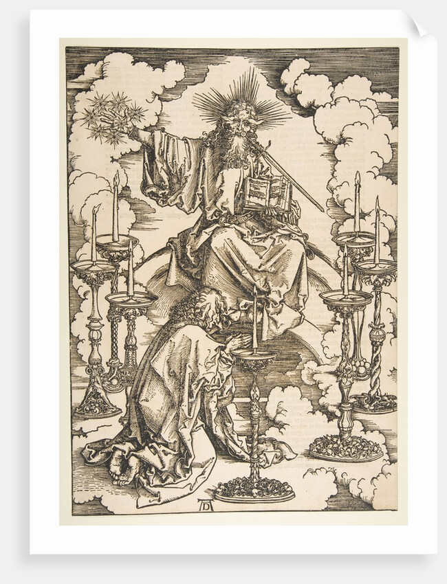 Saint John Beholding the Seven Golden Candlesticks, from The Apocalypse by Albrecht Dürer