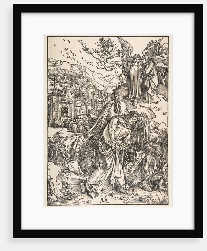 The Angel with the Key to Bottomless Pit, 1511 by Albrecht Dürer