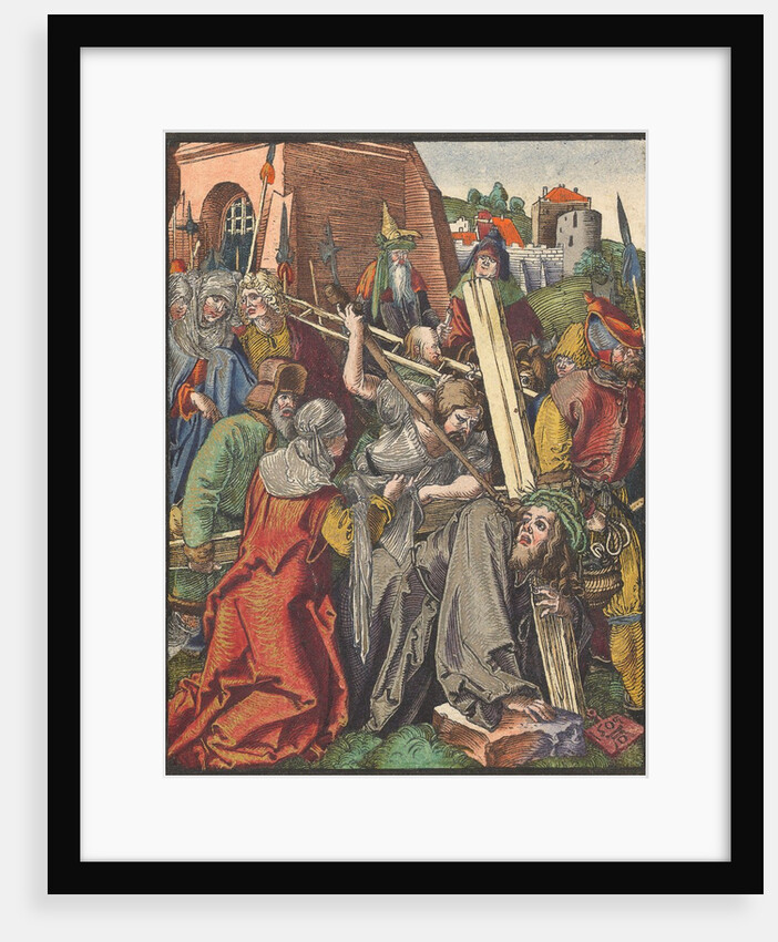 The Bearing of the Cross, from the Small Woodcut Passion by Albrecht Dürer