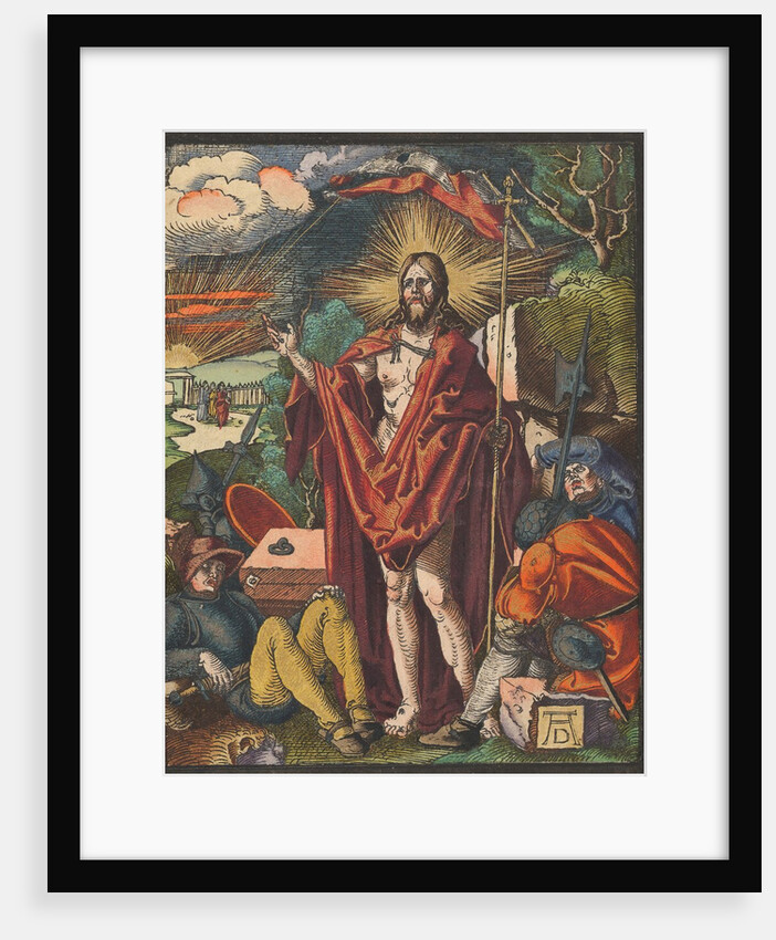 Resurrection, from the Small Woodcut Passion by Albrecht Dürer