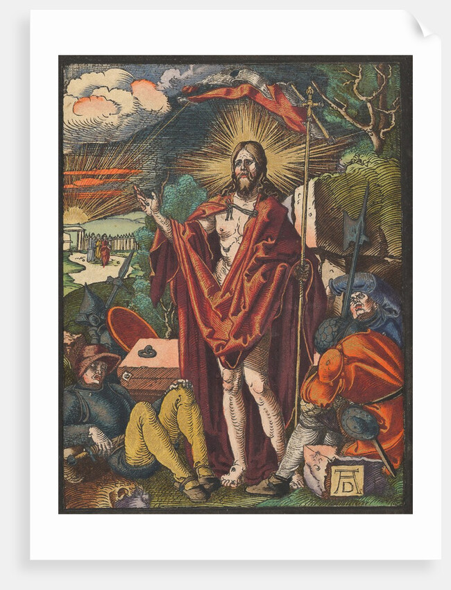 Resurrection, from the Small Woodcut Passion by Albrecht Dürer