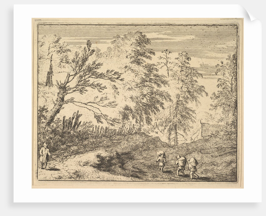 The Three Porters by Allart van Everdingen