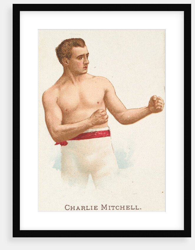 Charlie Mitchell, Pugilist, from World's Champions, Series 1 for Allen & Ginter Ciga…, 1887 by Allen & Ginter