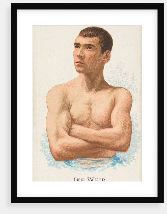 Ike Weir, Pugilist, from World's Champions, Series 1 for Allen & Ginter Cigarettes, 1887 by Allen & Ginter