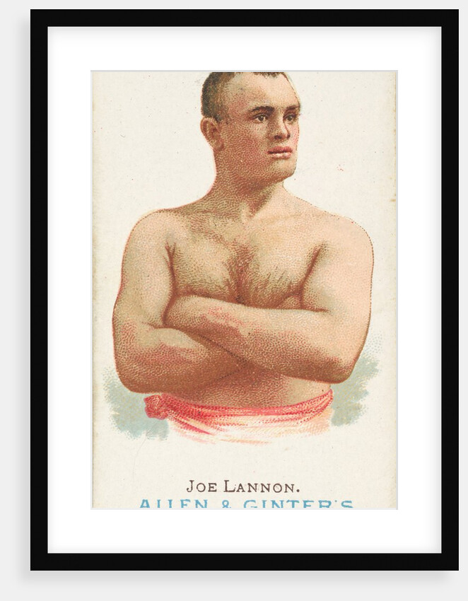 Joe Lannon, Pugilist, from World's Champions, Series 1 for Allen & Ginter Cigarettes, 1887 by Allen & Ginter