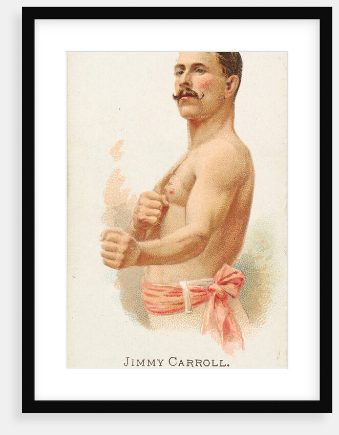 Jimmy Carroll, Pugilist, from World's Champions, Series 1 for Allen & Ginter Cigaret…, 1887 by Allen & Ginter