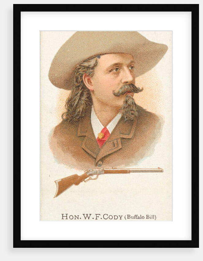 Hon. William Frederick Cody, Rifle Shooter, from World's Champions, Series …, 1887 by Allen & Ginter