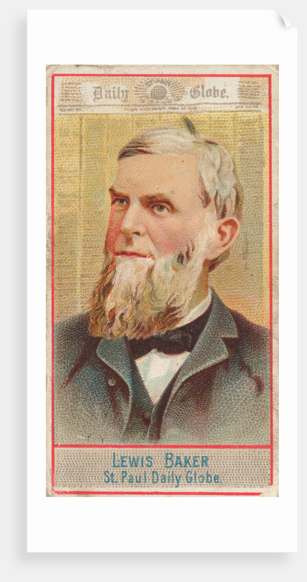 Lewis Baker, St. Paul Daily Globe, from the American Editors series for Allen & Ginte…, 1887 by Allen & Ginter