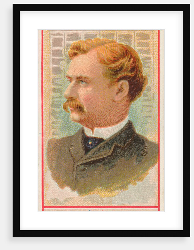 F.W. Dawson, The Charleston News and Courier, from the American Editors series for Al…, 1887 by Allen & Ginter