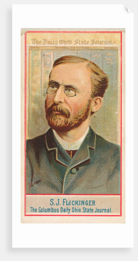 S.J. Flickinger, The Columbus Daily Ohio State Journal, from the American Editors serie by Allen & Ginter