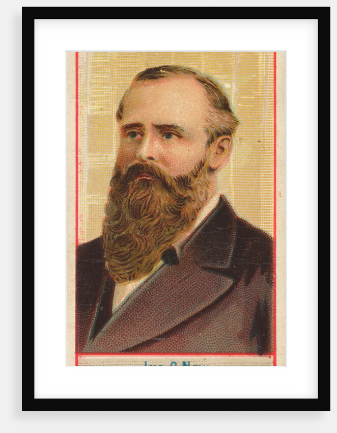 John C. New, The Indianapolis Journal, from the American Editors series for Allen & G…, 1887 by Allen & Ginter