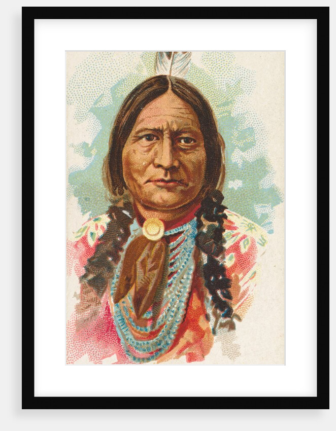 Sitting Bull, Dakota Sioux, from the American Indian Chiefs series for Allen & Ginter…, 1888 by Allen & Ginter