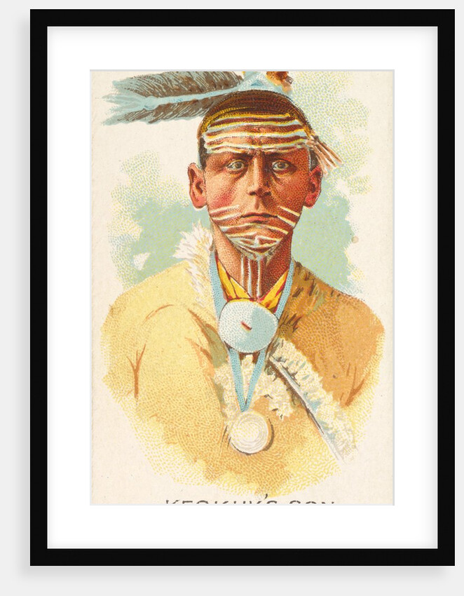 Keokuk's Son, Sac and Fox, from the American Indian Chiefs series for Allen & Ginter …, 1888 by Allen & Ginter
