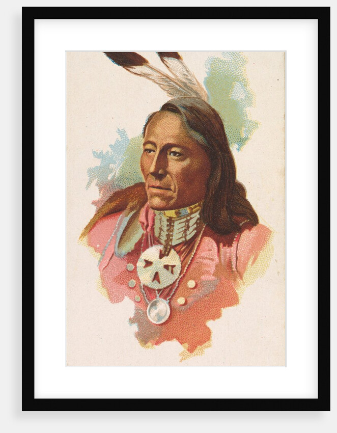 Big Chief, Ponca, from the American Indian Chiefs series for Allen & Ginter Cigarette…, 1888 by Allen & Ginter