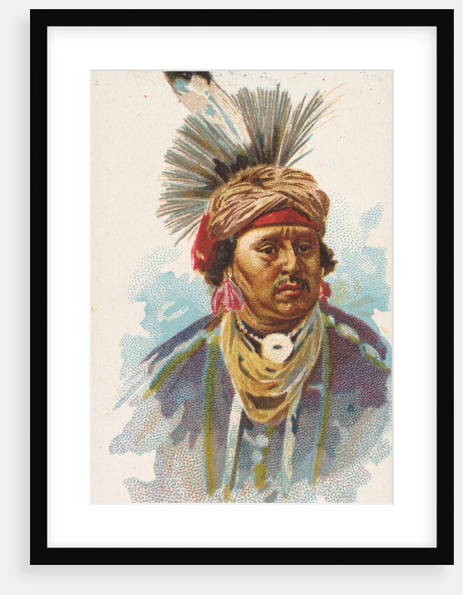 Big Bear, Missouria, from the American Indian Chiefs series for Allen & Ginter Cigare…, 1888 by Allen & Ginter