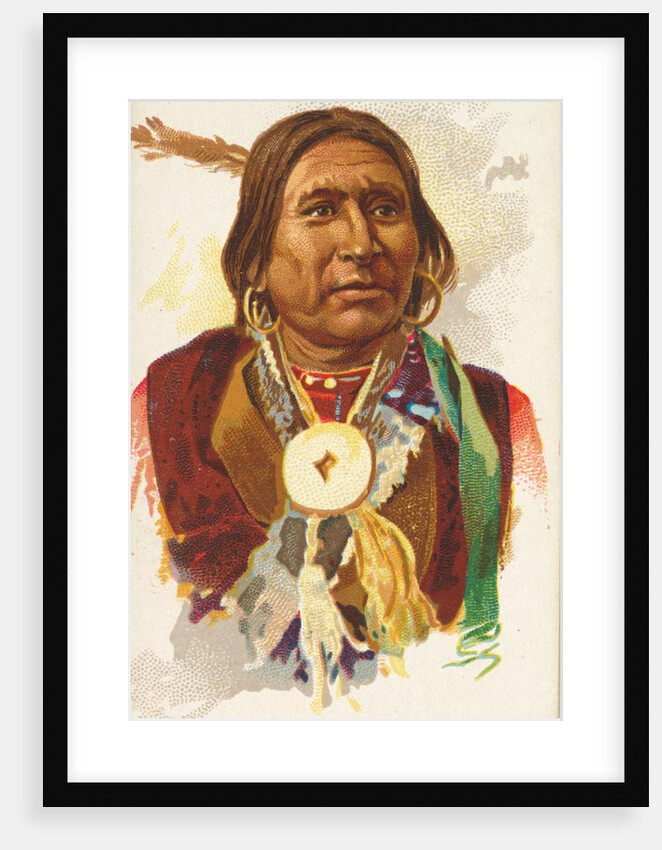 Striker, Apache, from the American Indian Chiefs series for Allen & Ginter Cigarettes…, 1888 by Allen & Ginter
