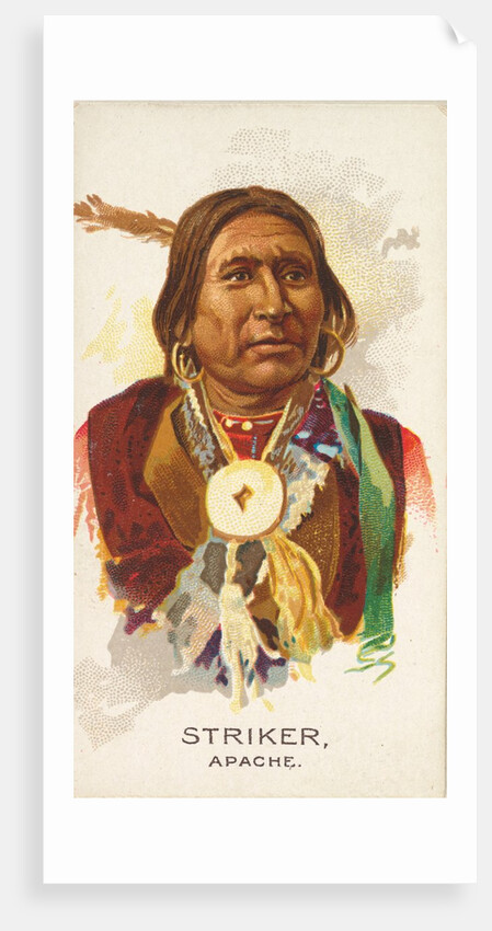 Striker, Apache, from the American Indian Chiefs series for Allen & Ginter Cigarettes…, 1888 by Allen & Ginter