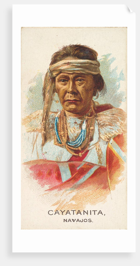 Cayatanita, Navajos, from the American Indian Chiefs series for Allen & Ginter Cigare…, 1888 by Allen & Ginter