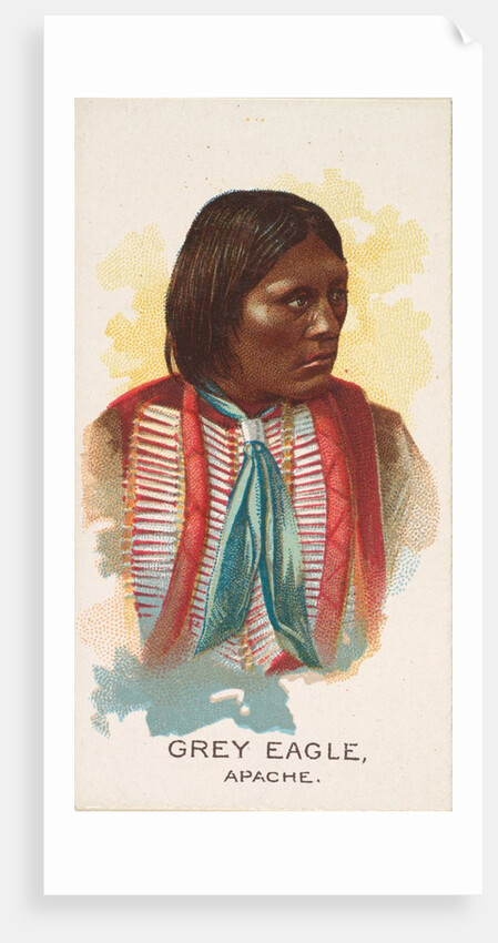 Grey Eagle, Apache, from the American Indian Chiefs series for Allen & Ginter Cigaret…, 1888 by Allen & Ginter