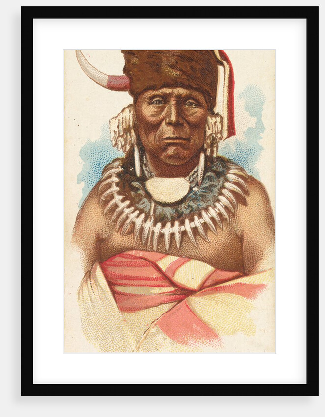 Great Bear, Delaware, from the American Indian Chiefs series for Allen & Ginter Cigar…, 1888 by Allen & Ginter