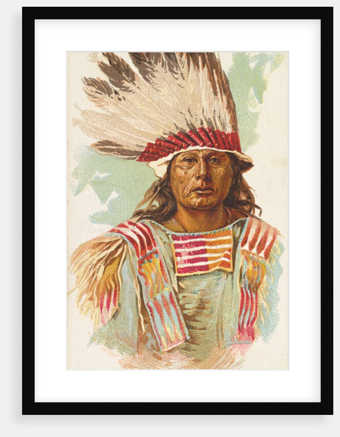 British, Ioway, from the American Indian Chiefs series for Allen & Ginter Cigarettes …, 1888 by Allen & Ginter