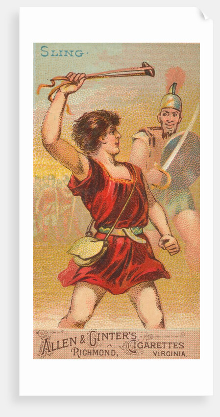 Sling, from the Arms of All Nations series for Allen & Ginter Cigarettes Brands, 1887 by Allen & Ginter