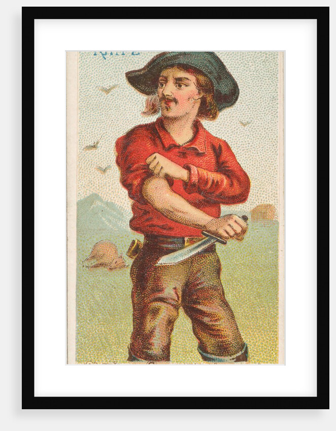 Bowie Knife, from the Arms of All Nations series for Allen & Ginter Cigarettes Brands, 1887 by Allen & Ginter