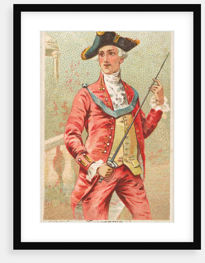 Rapier, from the Arms of All Nations series for Allen & Ginter Cigarettes Brands, 1887 by Allen & Ginter