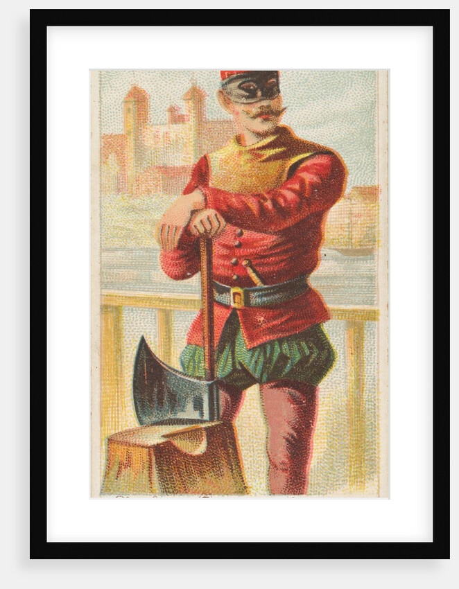 Headsman's Axe, from the Arms of All Nations series for Allen & Ginter Cigarettes Bra…, 1887 by Allen & Ginter