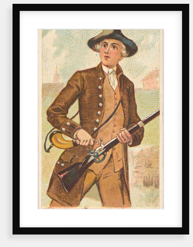 Flint-Lock Musket, from the Arms of All Nations series for Allen & Ginter Cigarettes …, 1887 by Allen & Ginter