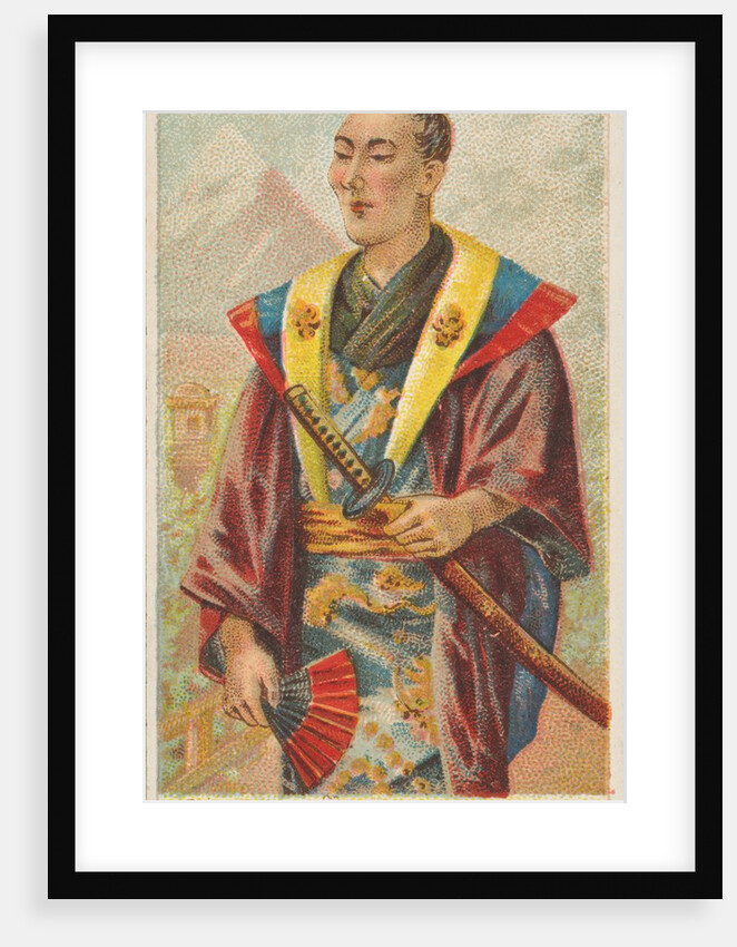 Japanese Long Sword, from the Arms of All Nations series for Allen & Ginter Cigarette…, 1887 by Allen & Ginter