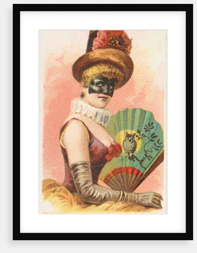 Plate 4, from the Fans of the Period series for Allen & Ginter Cigarettes Brands, 1889 by Allen & Ginter