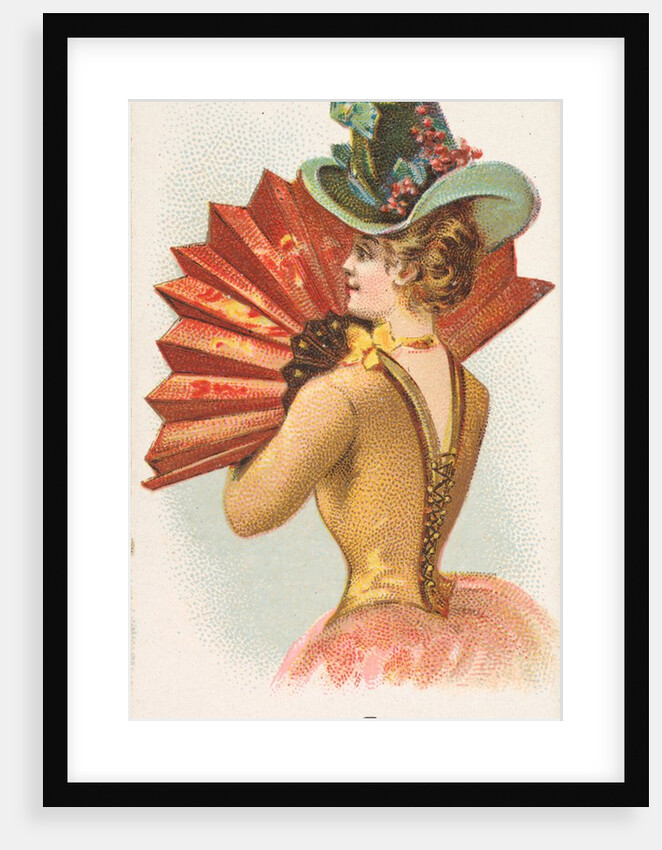 Plate 20, from the Fans of the Period series for Allen & Ginter Cigarettes Brands, 1889 by Allen & Ginter