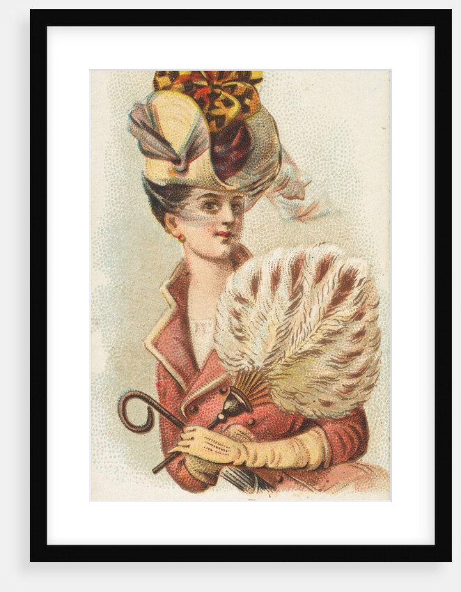 Plate 26, from the Fans of the Period series for Allen & Ginter Cigarettes Brands, 1889 by Allen & Ginter