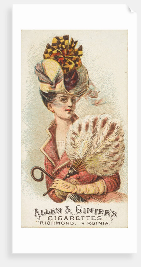 Plate 26, from the Fans of the Period series for Allen & Ginter Cigarettes Brands, 1889 by Allen & Ginter