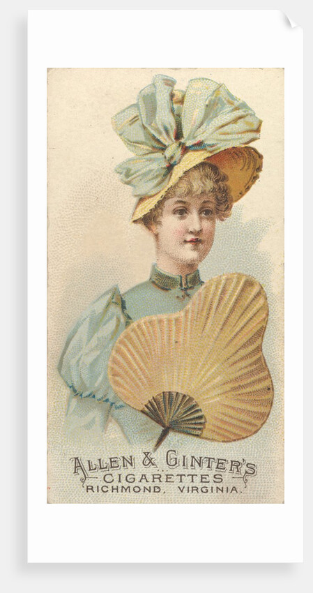 Plate 39, from the Fans of the Period series for Allen & Ginter Cigarettes Brands, 1889 by Allen & Ginter