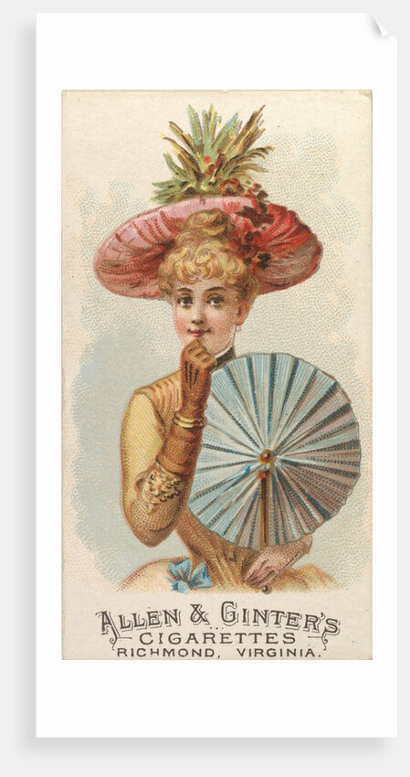 Plate 48, from the Fans of the Period series for Allen & Ginter Cigarettes Brands, 1889 by Allen & Ginter