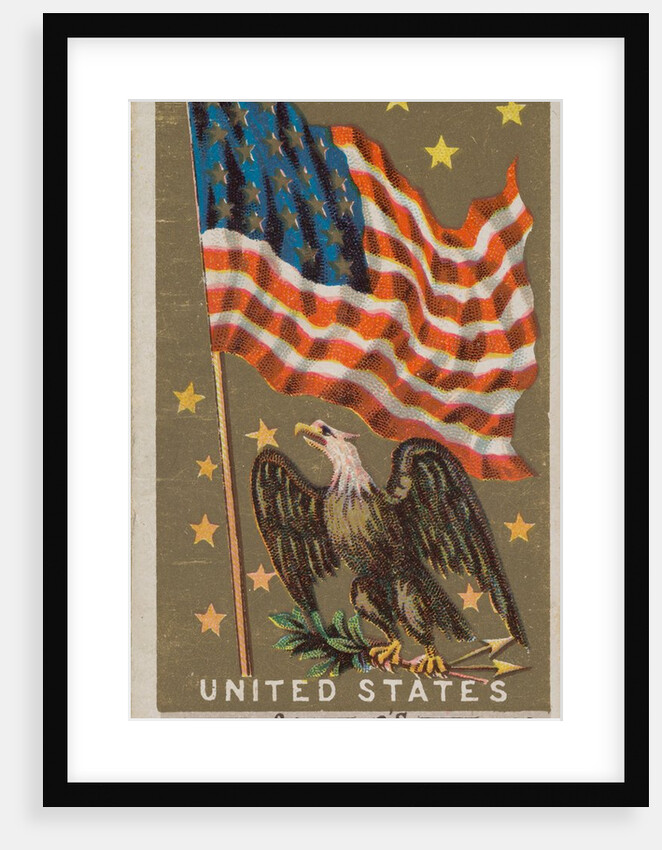United States, from Flags of All Nations, Series 1 for Allen & Ginter Cigarettes Brands, 1887 by Allen & Ginter
