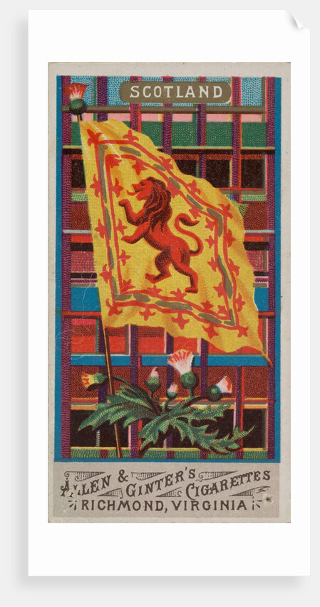 Scotland, from Flags of All Nations, Series 1 for Allen & Ginter Cigarettes Brands, 1887 by Allen & Ginter