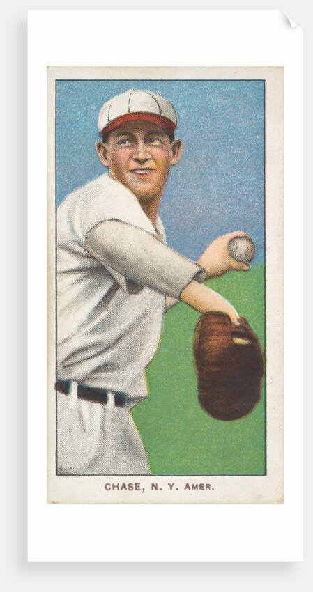 Chase, New York, American League, from the White Border series for the American …, 1909-11 by American Tobacco Company